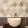 Lavabo da Appoggio Tondo in Onice di design Sula