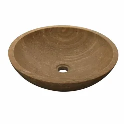 Lavabo da Appoggio Tondo in Pietra Naturale per bagno Kari