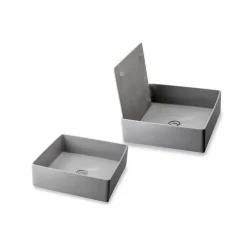 Lavabo di Design da Appoggio con Piastra in Resina - Duca