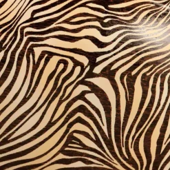 Lavabo di design da appoggio ceramica zebra arancio made Italy Glossy