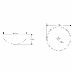 Lavabo di Design da Appoggio in Resina con Inserti in Corallo - Salvatore
