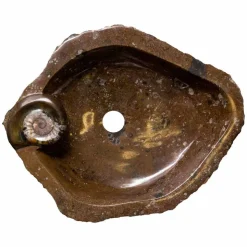 Lavabo di design in marmo da incasso / da appoggio Samir, pezzo unico