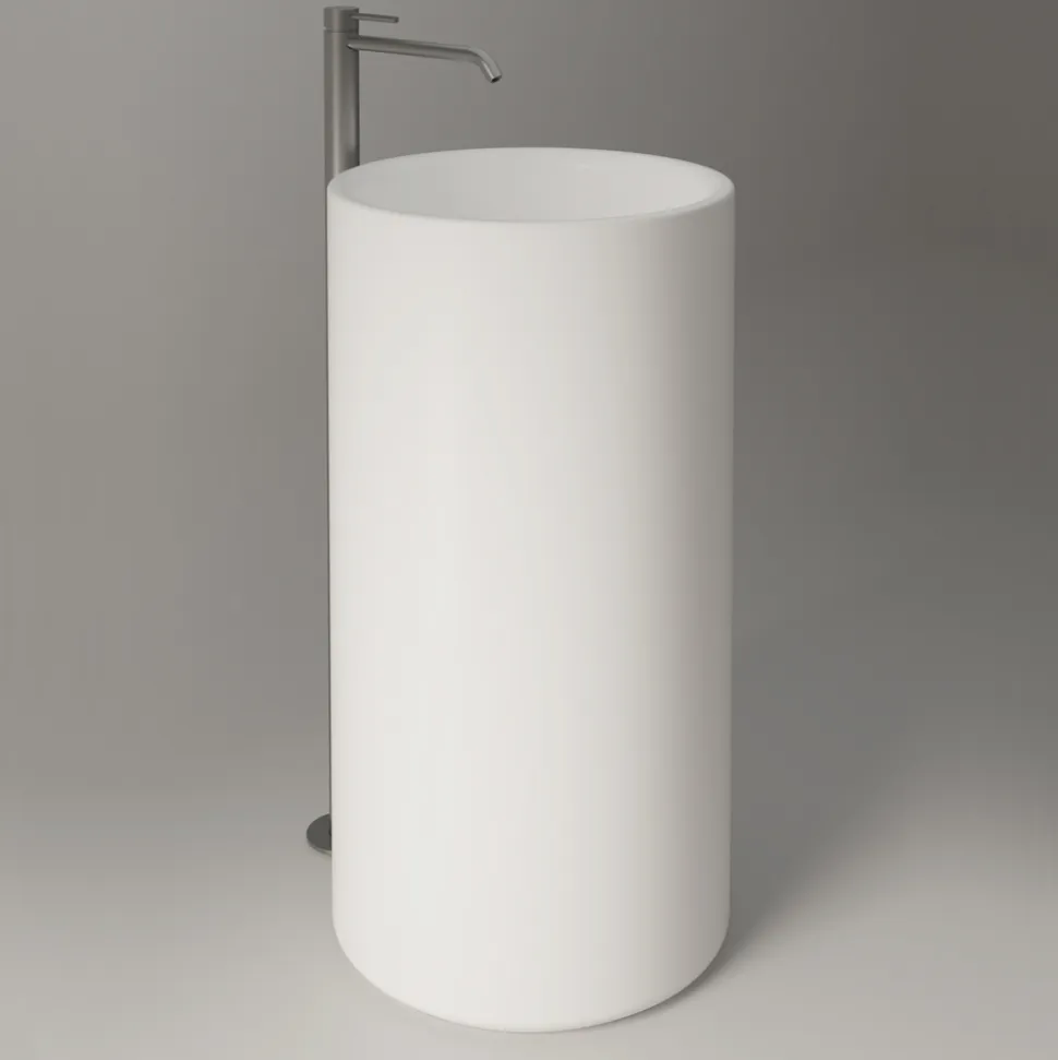 Lavabo Freestanding da Appoggio in Ceramica Made in Italy - Ragazza