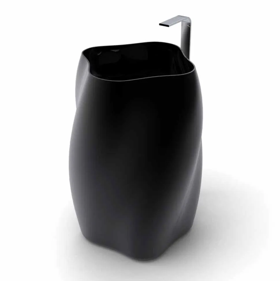 Lavabo freestanding di design moderno Flower fatto in Italia