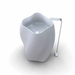Lavabo freestanding di design moderno Flower fatto in Italia
