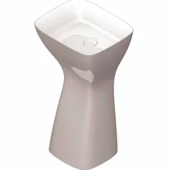 Lavabo freestanding in ceramica moderno realizzato in Italia, Firmino