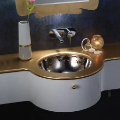 Lavabo Incassato in Fire Clay di 3 Finiture Made in Italy - Erioli