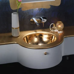 Lavabo Incassato in Fire Clay di 3 Finiture Made in Italy - Erioli