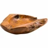 Lavabo in legno di teak da appoggio fatto a mano Nemo