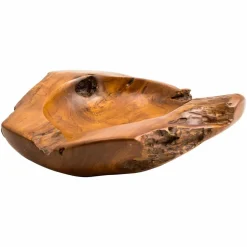 Lavabo in legno di teak da appoggio fatto a mano Nemo