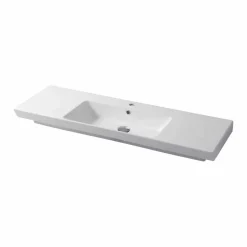 Lavabo Moderno da Appoggio e Incasso in Ceramica Colorata Maida