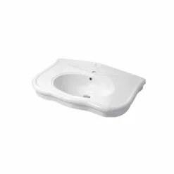 Lavabo Moderno da Parete con o senza Gambe, L90 cm in Ceramica Avise