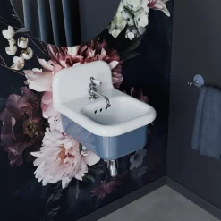 Lavabo per il Bagno Rettangolare Sospeso in Ceramica - Elodie