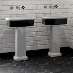 Lavabo per il Bagno Soprapiano Forma Rettangolare in Ceramica - Holly