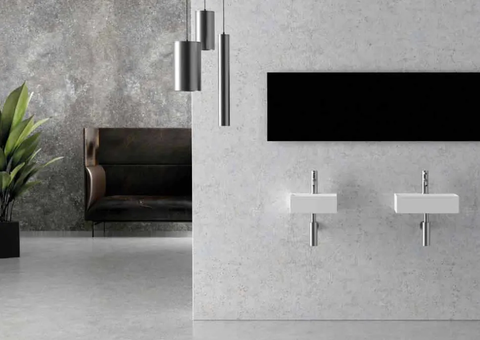 Lavabo Quadrato o Rettangolare di Design Moderno in Ceramica Made in Italy - Act