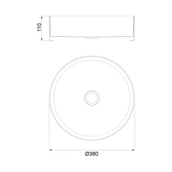 Lavabo Rotondo da Appoggio in Acciaio Inox in Diverse Finiture - Fiordaliso