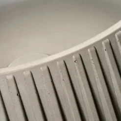 Lavabo Rotondo da Appoggio Realizzato in Cemento e Resina - Ibisco