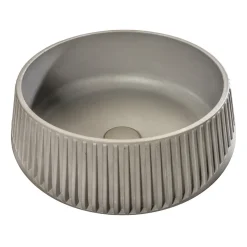 Lavabo Rotondo da Appoggio Realizzato in Cemento e Resina - Ibisco