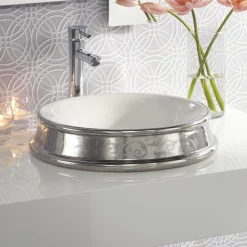 Lavabo Semincasso in Diverse Finiture in Fire Clay Made in Italy - Erasmo
