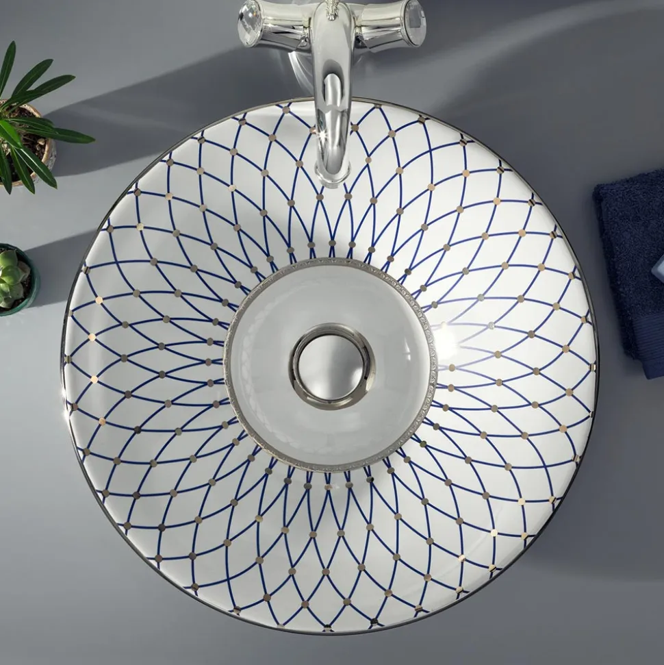 Lavabo Semincasso in Fire Clay in Diverse Finiture Made in Italy - Capatosta