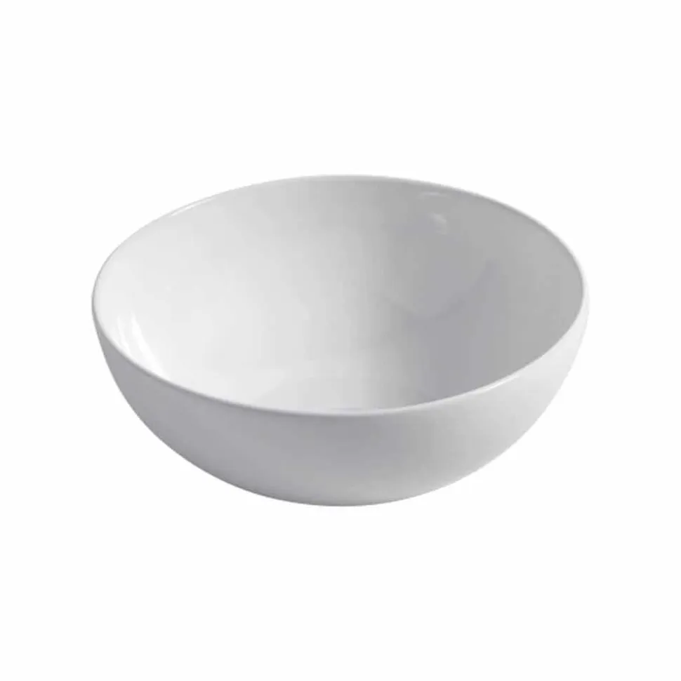 Lavabo Sferico da Appoggio in Ceramica Ø40cm Made in Italy Leivi