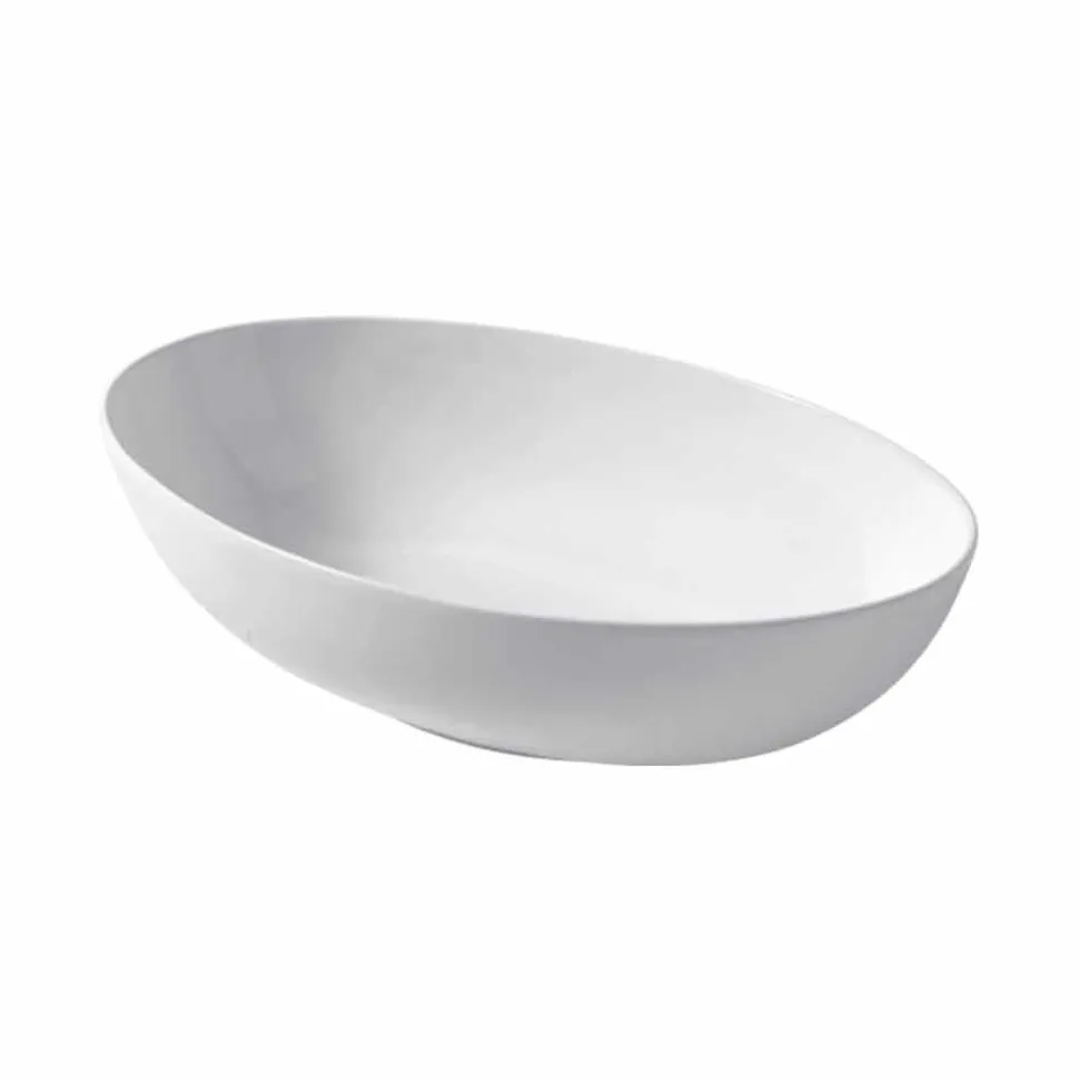 Lavabo Sferico da Appoggio in Ceramica Ø60cm Made in Italy Leivi