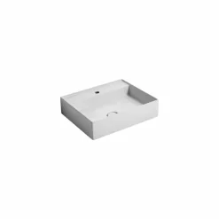 Lavabo sospeso in ceramica Sun 50x35 cm, diversi colori disponibili