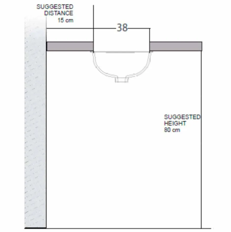Lavabo sottopiano in fire clay e oro fatto a mano in Italia, Egeo