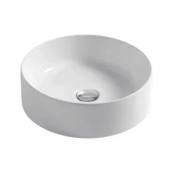 Lavabo Tondo 40 cm in Ceramica Bianca o Colorata Leivi