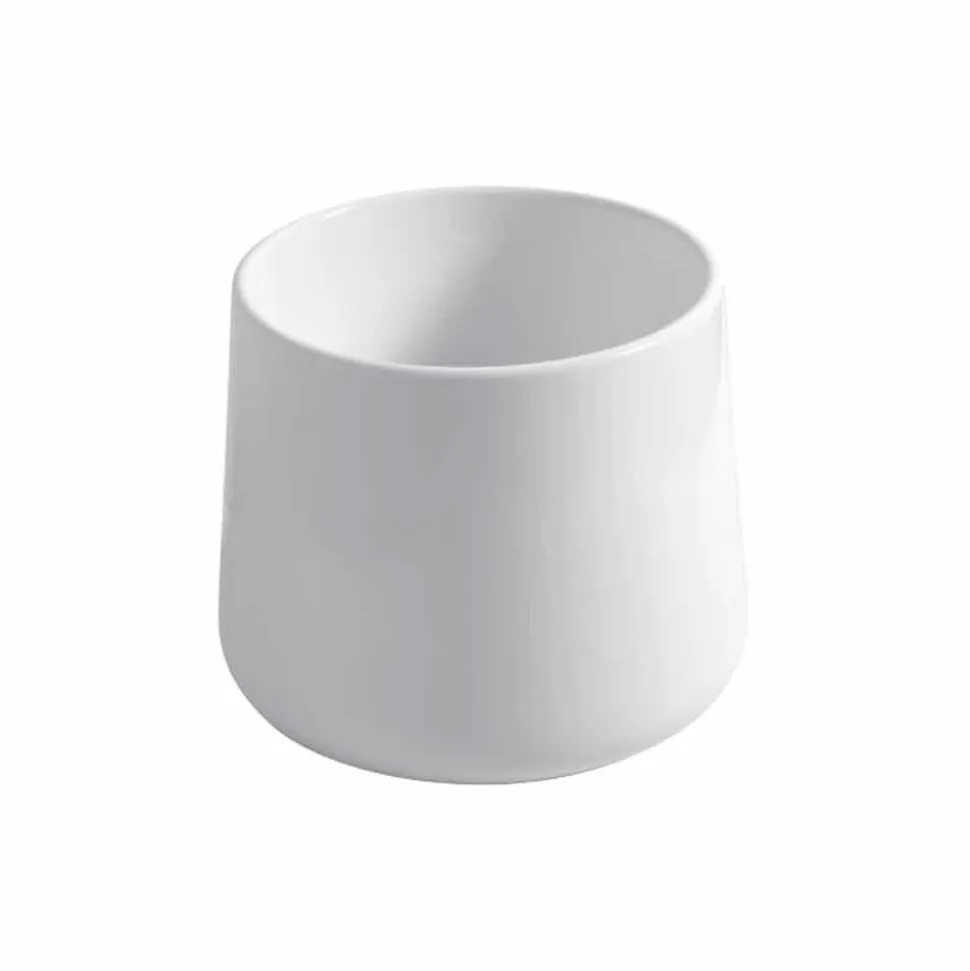 Lavabo Tondo da Appoggio in Ceramica Bianca o Colorata Oliena