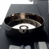 Lavabo tondo da appoggio in ceramica colorata made in Italy