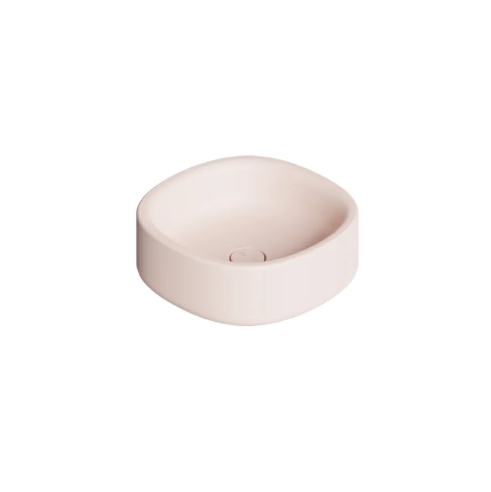 Lavabo 40x40 cm da Appoggio in Ceramica di Diversi Colori Made in Italy - Ragazza