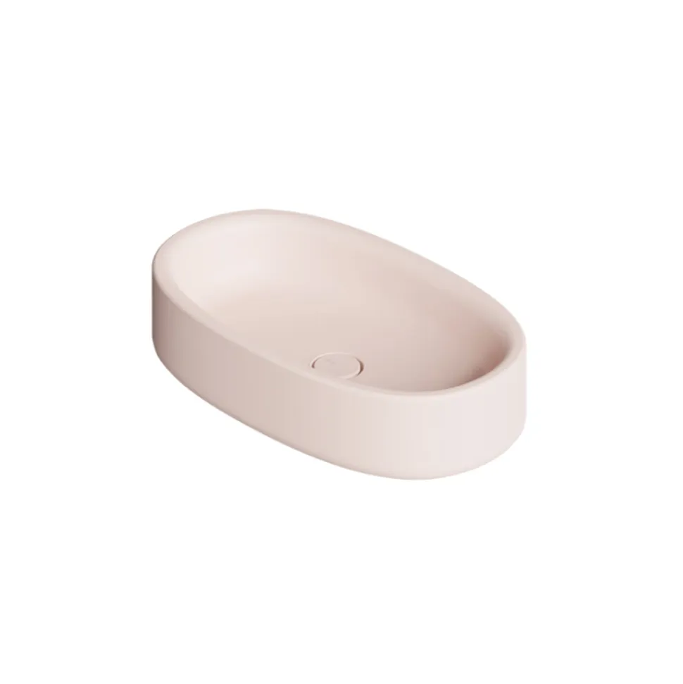Lavabo 60x35 cm da Appoggio in Ceramica di Diversi Colori Made in Italy - Ragazza