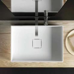Lavandino di moderno design da appoggio fatto in Italia, Lavis