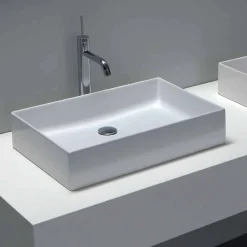 Lavavo da Appoggio di Design, in Ceramica Bianca o Colorata Leivi