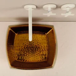 Lavavo da appoggio di design in ceramica bronzo made in Italy Simon
