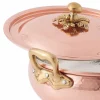 Legumiera con Coperchio in Rame Stagnato a Mano Made in Italy 24 cm - Mariacarla