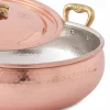 Legumiera con Coperchio in Rame Stagnato a Mano Made in Italy 20 cm - Mariacarla