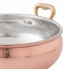 Legumiera in Rame Stagnato a Mano con 2 Manici Made in Italy 16 cm - Gianmaria