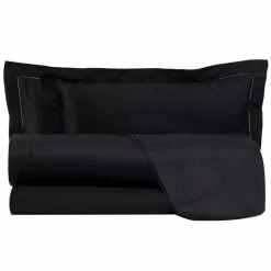 Lenzuola in Raso di Cotone Completo da Letto Matrimoniale Tinta Unita - Fresia