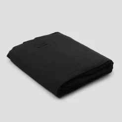 Lenzuola Matrimoniali con Angoli in Lino Nero, Burro o Gesso Old - Fiumano