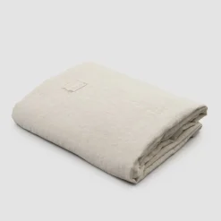 Lenzuola Matrimoniali con Angoli in Lino Nero, Burro o Gesso Old - Fiumano