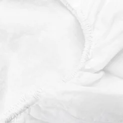 Lenzuolo Matrimoniale con Angoli di Lino Bianco di Lusso Made in Italy - Fiumano