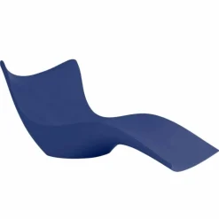 Lettino da giardino Surf by Vondom, design moderno in polietilene, 2 pezzi