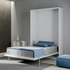 Letto a Una Piazza e Mezza a Scomparsa Verticale in Diverse Finiture - Magicompare