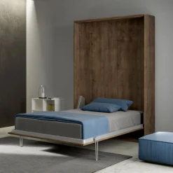 Letto a Una Piazza e Mezza a Scomparsa Verticale in Diverse Finiture - Magicompare