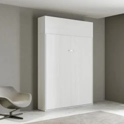 Letto a Una Piazza e Mezza a Scomparsa Verticale con Pensile - Magicompare