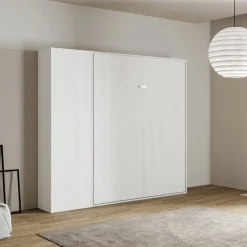 Letto a Una Piazza e Mezza a Scomparsa Verticale con Colonna - Magicompare