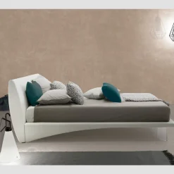 Letto Imbottito Matrimoniale in Ecopelle o Tessuto Made in Italy – Armonica