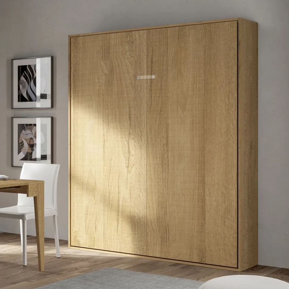 Letto Matrimoniale a Scomparsa Verticale in Diverse Finiture - Magicompare